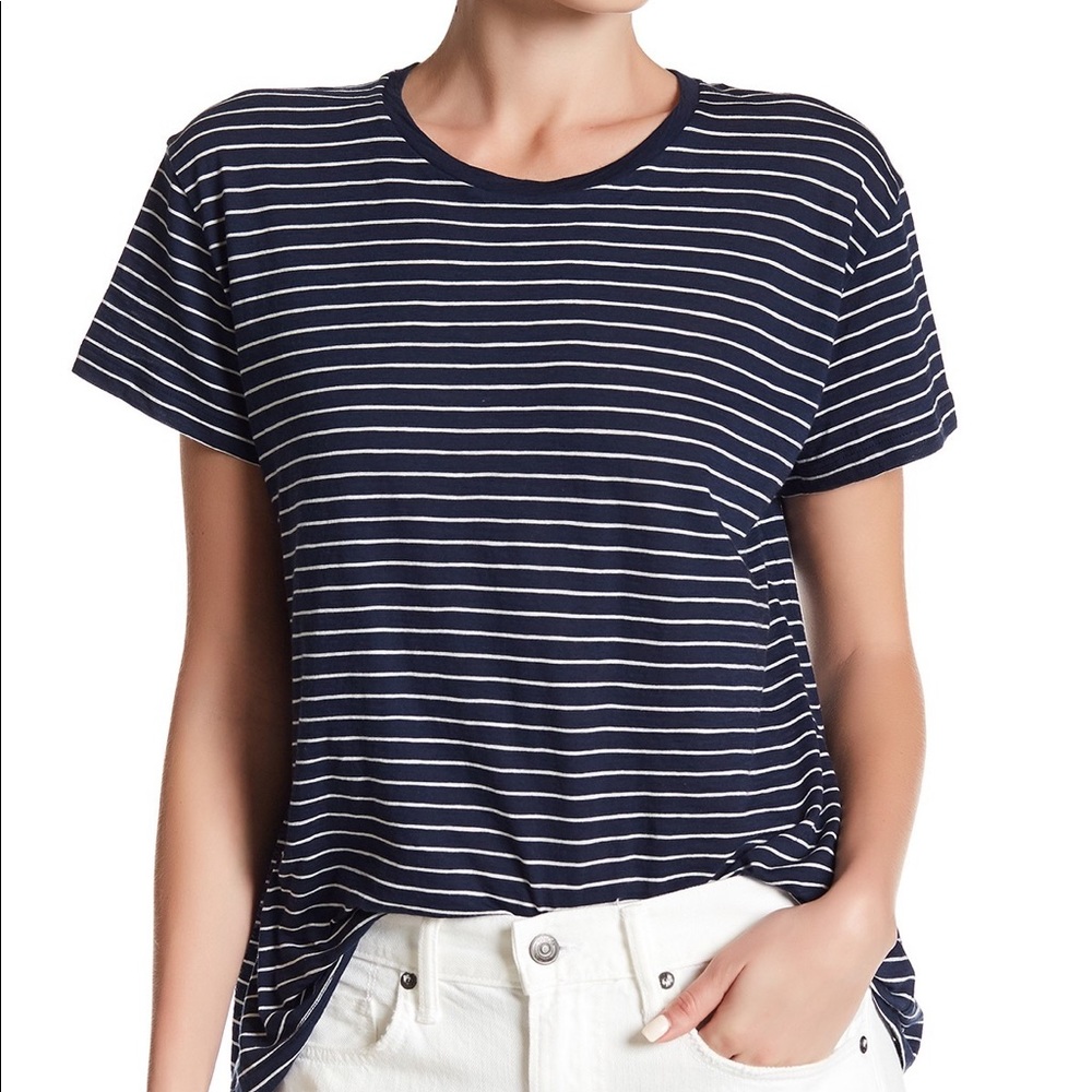 VINCE | Stripe Basic Tee